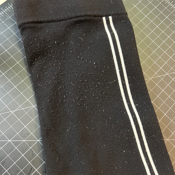 GUC Pringle x H&M black & white knitted leggings sz small - Picture 2 of 8